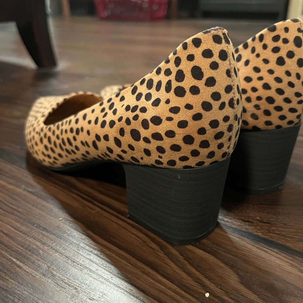 Universal Thread Leopard Print Block Heel